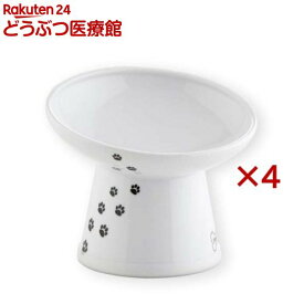 犬用 脚付フードボウル 斜めタイプ(4セット)【猫壱】