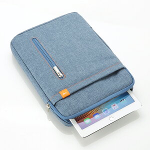 iPadAir対応!iPad全世代、ArrowsTab、GALAXYTab10.1、XperiaTabletなど、各社タブレットPC用ケースインナーバッグ小物収納ポケット取手付き超軽量150gふわふわクッション内蔵でとても優しい手触り衝撃もしっかり吸収おしゃれで爽やかな雰囲気のケース