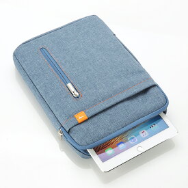 【10日限定★ポイント10倍】 タブレットバッグ 取っ手 iPad タブレットケース 保護ケース ランドセル 通学 リュック 小学生 子供 学校用 収納ケース バッグ インナーケース ブルー 10.8型 タブレット 持ち手 小物ポケット付 プレゼント WY