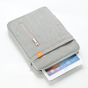 iPadAir対応!iPad全世代、ArrowsTab、GALAXYTab10.1、XperiaTabletなど、各社タブレットPC用ケースインナーバッグ小物収納ポケット取手付き超軽量150gふわふわクッション内蔵でとても優しい手触り衝撃もしっかり吸収おしゃれで爽やかな雰囲気のケース