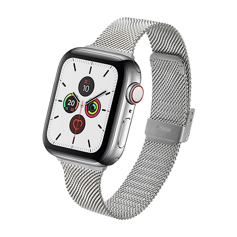 アップルウォッチ用 高級 バンド シルバー Apple Watch アップグレード バージョン ステンレス ベルト 6/5/4/3/2/1 SE対応  APPWATT-SV | 輸入雑貨のお店X-100