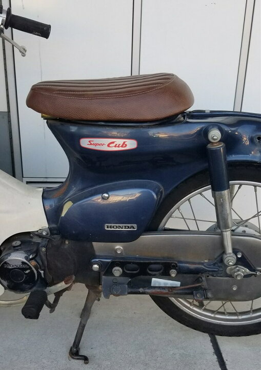 楽天市場】スーパーカブ C50 C70 C90 リトルカブ シート 座席 茶色 