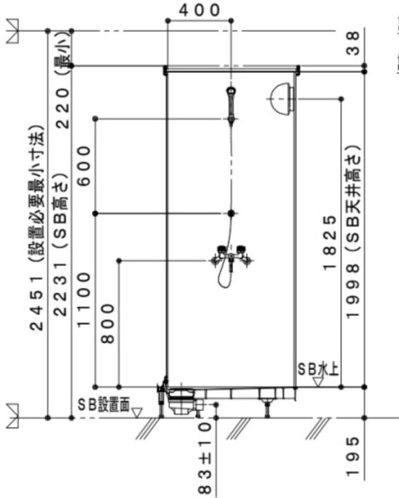 楽天市場】ハウステック シャワールーム RJS0812サイズ 内法寸法:800 
