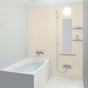 ★通常納期2週間程度★ハウステック システムバスルーム LLシリーズ 1216サイズ スタイルS 写真セット フロントシェルフ (オプション対応、メーカー直送)