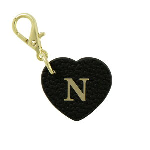 【最大30%offクーポン】 ハート チャーム キーホルダー 革 キーチャーム おしゃれ ハート型 イニシャル キーホルダー かわいい イニシャル チャーム レザー プレゼント アルファベット キーホ