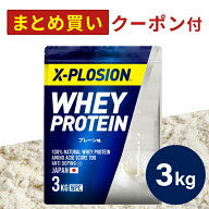プロテイン WPC エクスプロージョン 3kg プレーン味 ホエイプロテイン 3キロ 最安値 大容量 筋肉 タンパ…