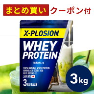 プロテイン WPC エクスプロージョン 3kg 抹茶オレ味 ホエイプロテイン 3キロ 最安値 大容量 筋肉 タンパ…