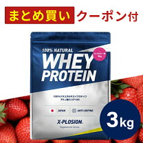 楽天市場】エクスプロージョン プロテイン 3kg ホエイプロテイン