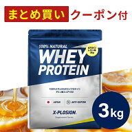 プロテイン WPC エクスプロージョン 3kg はちみつレモン味 ホエイプロテイン 3キロ 最安値 大容量 筋肉 …