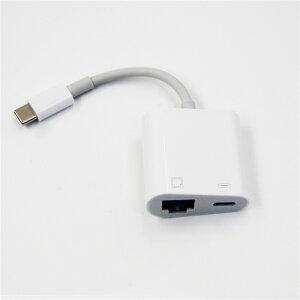 iPhone LLAN ϊ A_v^ Type-C Lightning to RJ45 ϊ P[u C[TlbgL Ethernet lbgT[tB  [d iPhone iPad iPod p Avsv iPhone16 iPhone15 iPhone14/14 Pro/13/SE3E