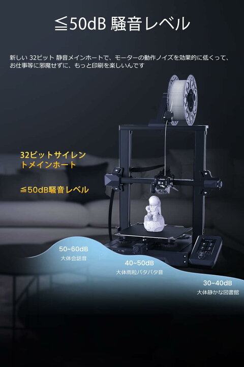楽天市場】【即日発送】CREALITY Ender-3 S1 3D プリンター 静音 高速 
