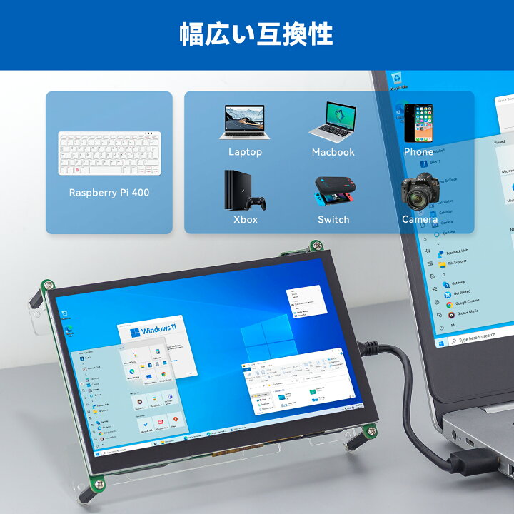 楽天市場】Raspberry Pi スクリーン 7インチ IPS ディスプレイ 