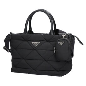 【10日0時〜26h限定ポイント5倍】 プラダ PRADA バッグ 2WAYバッグ パデッド RE-NYLON ミディアム 1BG436 B9MRDJN F0002 NERO 【お取り寄せ】