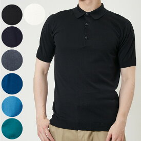 ジョンスメドレー JOHN SMEDLEY メンズ ポロシャツ 半袖ニット ADRIAN エイドリアン シーアイランドコットン