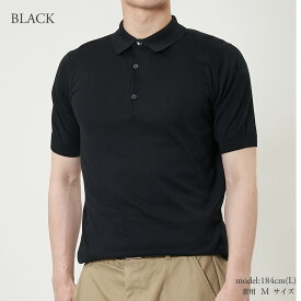 【24日20時〜28h限定ポイント5倍】 ジョンスメドレー JOHN SMEDLEY メンズ 半袖 ポロシャツ カットソー ADRIAN：エイドリアン シーアイランドコットン 30ゲージ ニット STANDARD FIT