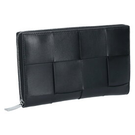 ボッテガヴェネタ BOTTEGA VENETA 長財布 イントレチャート カセット 651368 V3U01 8803 ブラック