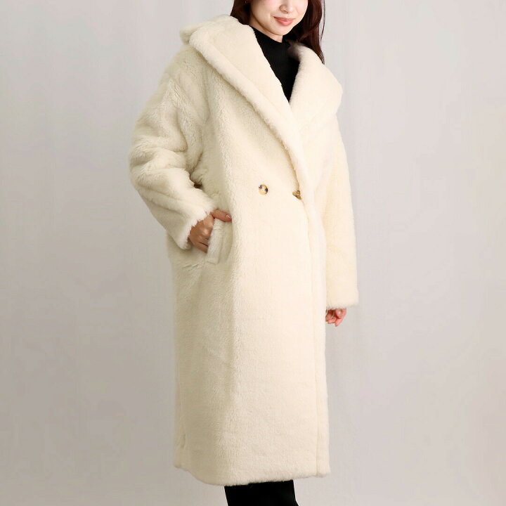 2021AWマックスマーラ テディベアコート XS アルビノ アイコンコート 