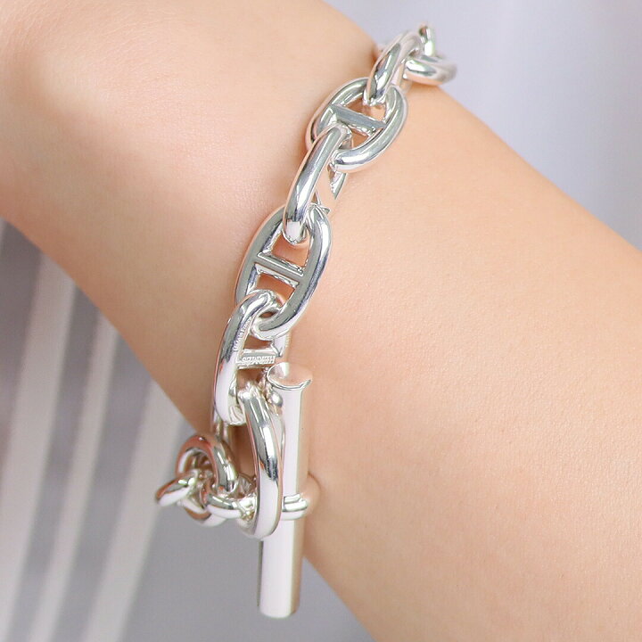 楽天市場】エルメス HERMES ブレスレット シェーヌダンクル H101994B 