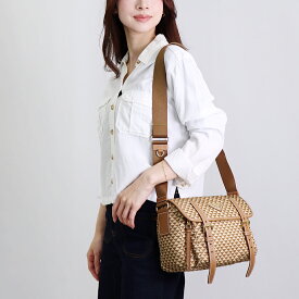 プラダ PRADA ショルダーバッグ PATTINA TESSUTO TRIANGO 1BD383 2HGX F098L CARAMEL 【お取り寄せ】