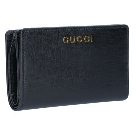 グッチ GUCCI 折財布 SCRIPT スクリプト 772640 0OP0N 1000 ブラック 【お取り寄せ】
