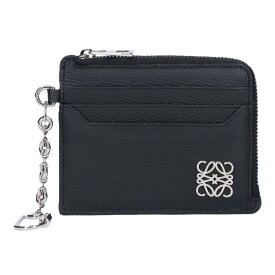 ロエベ LOEWE コインケース カードケース アナグラム スクエア コインカードホルダー C821SQLX03 1100 BLACK フラグメントケース 【お取り寄せ】