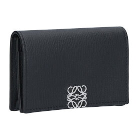 ロエベ LOEWE カードケース 名刺入れ アナグラム ビジネスカードホルダー C821M97X08 1100 BLACK