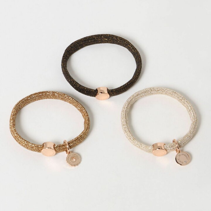 楽天市場 マークジェイコブス ヘアゴム3p The Medallion Marc Jacobs M 850 Peach Rose Gold Marc Jacobs Acl エクセル ブランドショッピング
