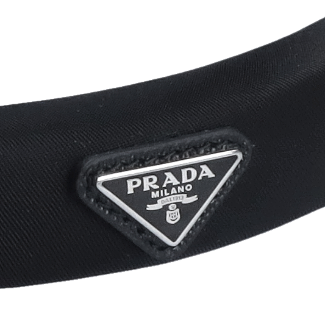 プラダ PRADA カチューシャ ヘッドバンド 1IH020 2DMI ブラック(F0002 NERO) Re-Nylonヘッドバンド | エクセル  ブランドショッピング