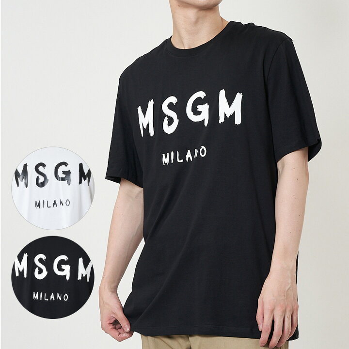 楽天市場】エムエスジーエム MSGM ロゴTシャツ 2000MM510 メンズ  