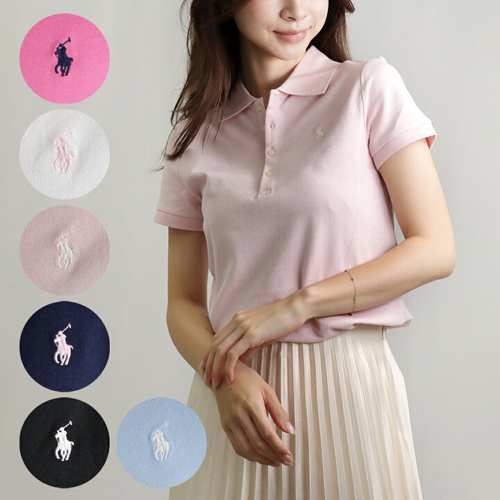 楽天市場 ポロ ラルフローレン ポロシャツ レディース ガールズライン 選べるカラー Polo Ralph Lauren ゆうパケ可 Cll エクセル ブランドショッピング