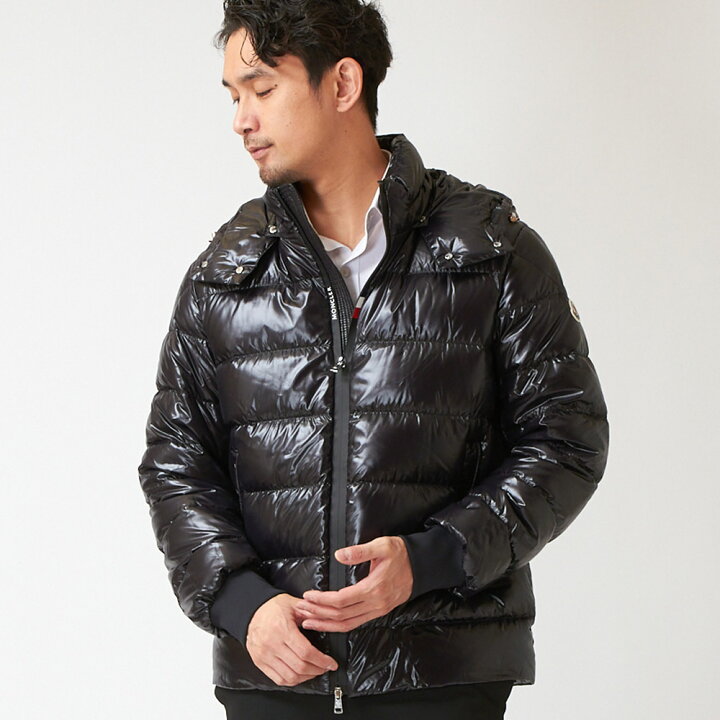 楽天市場 8 10限定ポイント5倍 モンクレール メンズダウンジャケット Cuvellier 1a000 02 650 ブラック 999 Moncler Clm エクセル ブランドショッピング