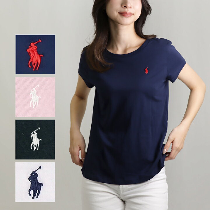 楽天市場 ポロ ラルフローレン Polo Ralph Lauren レディース Tシャツ スリムフィット ガールズライン ゆうパケ可 Cll エクセル ブランドショッピング
