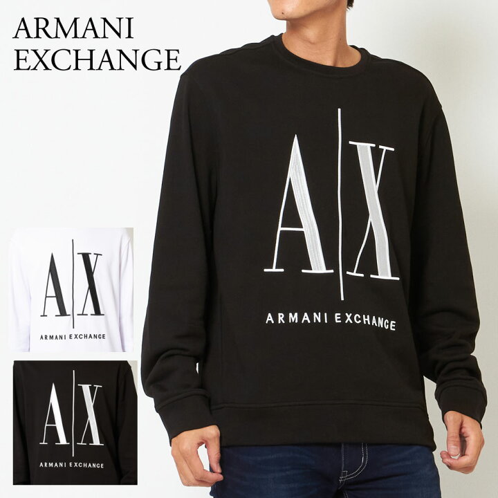 楽天市場 アルマーニエクスチェンジ メンズ トレーナー Icon Logo ロゴ スウェット 8nzmpa Zj1zz 選べるカラー Armani Exchange Clm Dwtm エクセル ブランドショッピング