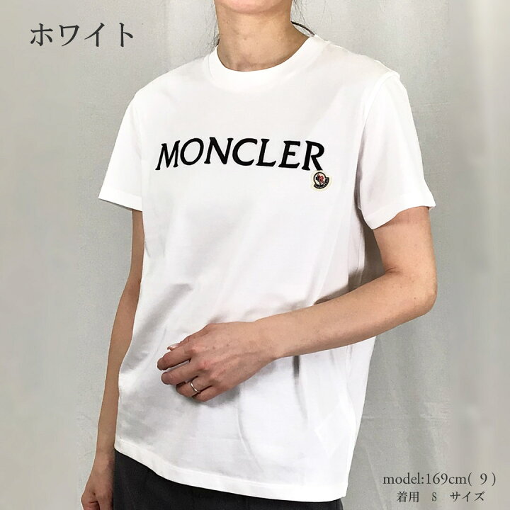 楽天市場】モンクレール MONCLER レディース Tシャツ ロゴ 8C000 09  