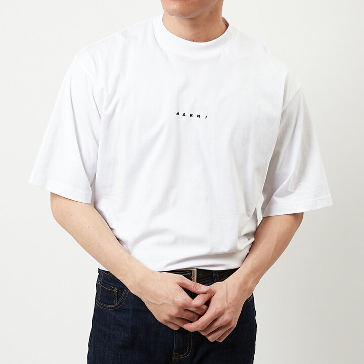 楽天市場】マルニ MARNI メンズ 半袖Tシャツ モックネックTシャツ 