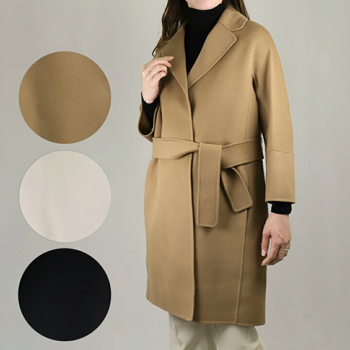 マックスマーラ MAX MARA ロングコート ヴァージンウール カシミヤ混  