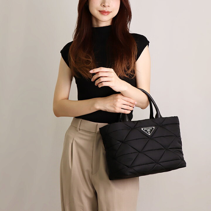 楽天市場】プラダ 2WAYバッグ Re Nylon パデッド トートバッグ 1BG436  