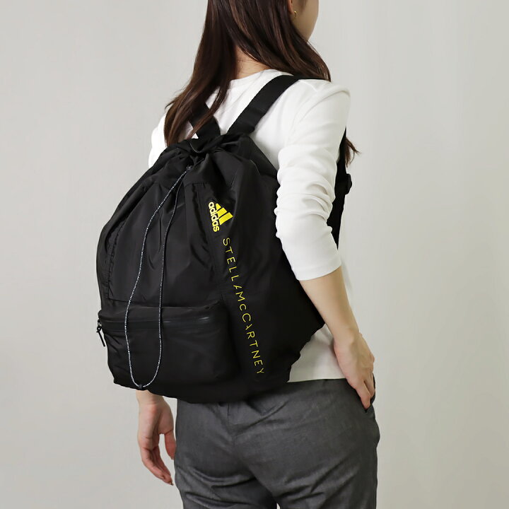adidas◇×STELLAMcCARTNEY/ジムサック/リュック/-/BLK/HG8640  