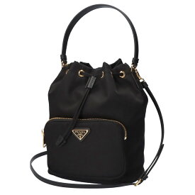 プラダ PRADA 2WAYバッグ バケットバッグ プラダ デュエット Re-Nylon 1BH038 RV44 UOO ブラック(F0002 NERO) 【お取り寄せ】