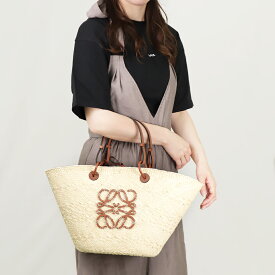 【15日0時〜24h限定ポイント5倍】 ロエベ LOEWE かごバッグ バスケットバッグ アナグラム A223T43X02 ベージュ系(2435 NATURALE/TAN) 【ギフト不可】 【お取り寄せ】