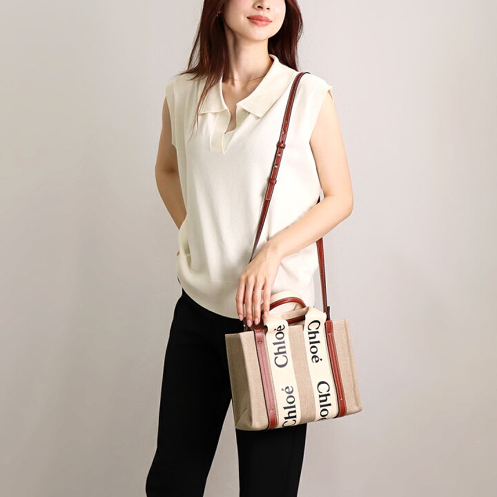 楽天市場】クロエ CHLOE 2WAYバッグ WOODY スモールトートバッグ 