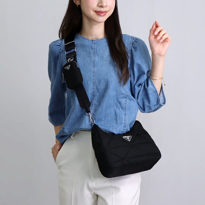楽天市場】プラダ PRADA ショルダーバッグ 1BC151 RDJN B9O ブラック 