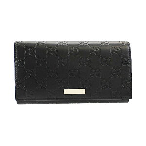 グッチ長財布GUCCI244946-A0V1G1000ブラック【グッチシマ】