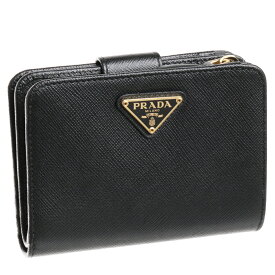 プラダ PRADA 折財布 1ML018 QHH F0002 ブラック(NERO) 【お取り寄せ】