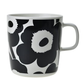 マリメッコ マグカップ 【UNIKKO】 70636 400ml 190 WHITE/BLACK MARIMEKKO 【同梱不可】【ギフト不可】【RSL】