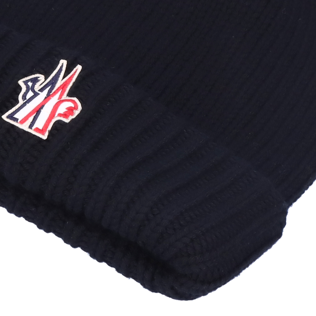 【価格見直しました】 モンクレール MONCLER 帽子 ニット帽 3B000 07 M1131 ブラック(999 BLACK) 【zkk】 |  エクセル ブランドショッピング