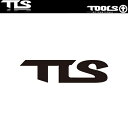 メール便 ステッカー TOOLS ツールス TLS ブラック LOGO STICKER ロゴ シール カッティングシート SEAL 19.5cm 5cm BL…