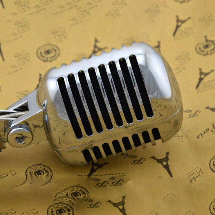楽天市場】ガイコツマイク SHURE 55SH風 KTVレトロダイナミックマイク 