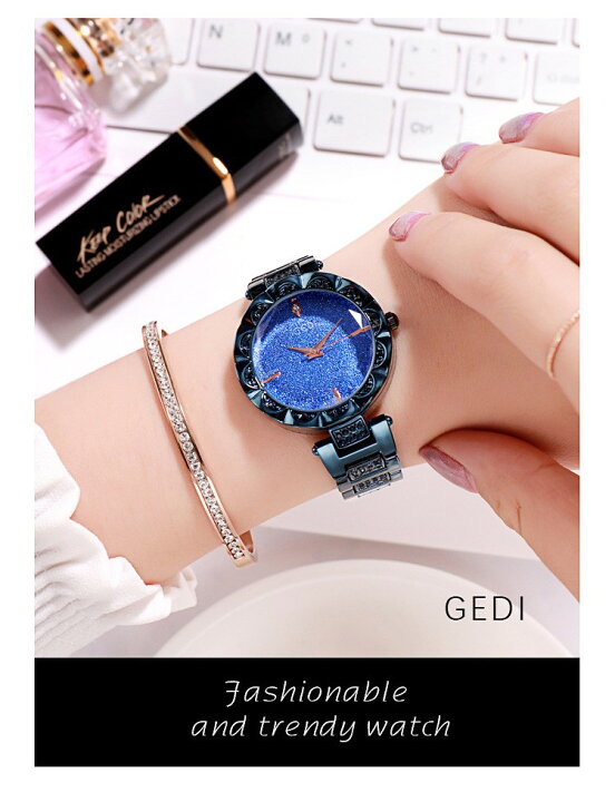 楽天市場 レディースウォッチ 大ヒット中 Gedi 海外人気ブランド レディース 腕時計 ウォッチ 防水 女性 誕生日 プレゼント 可愛い オシャレ 5色 Xandw