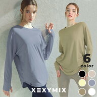 ゼクシィミックス xexymix ヨガウェア 長袖 ヨガウェア 冬 ヨガウェア トップス スポーツウェア レディー…